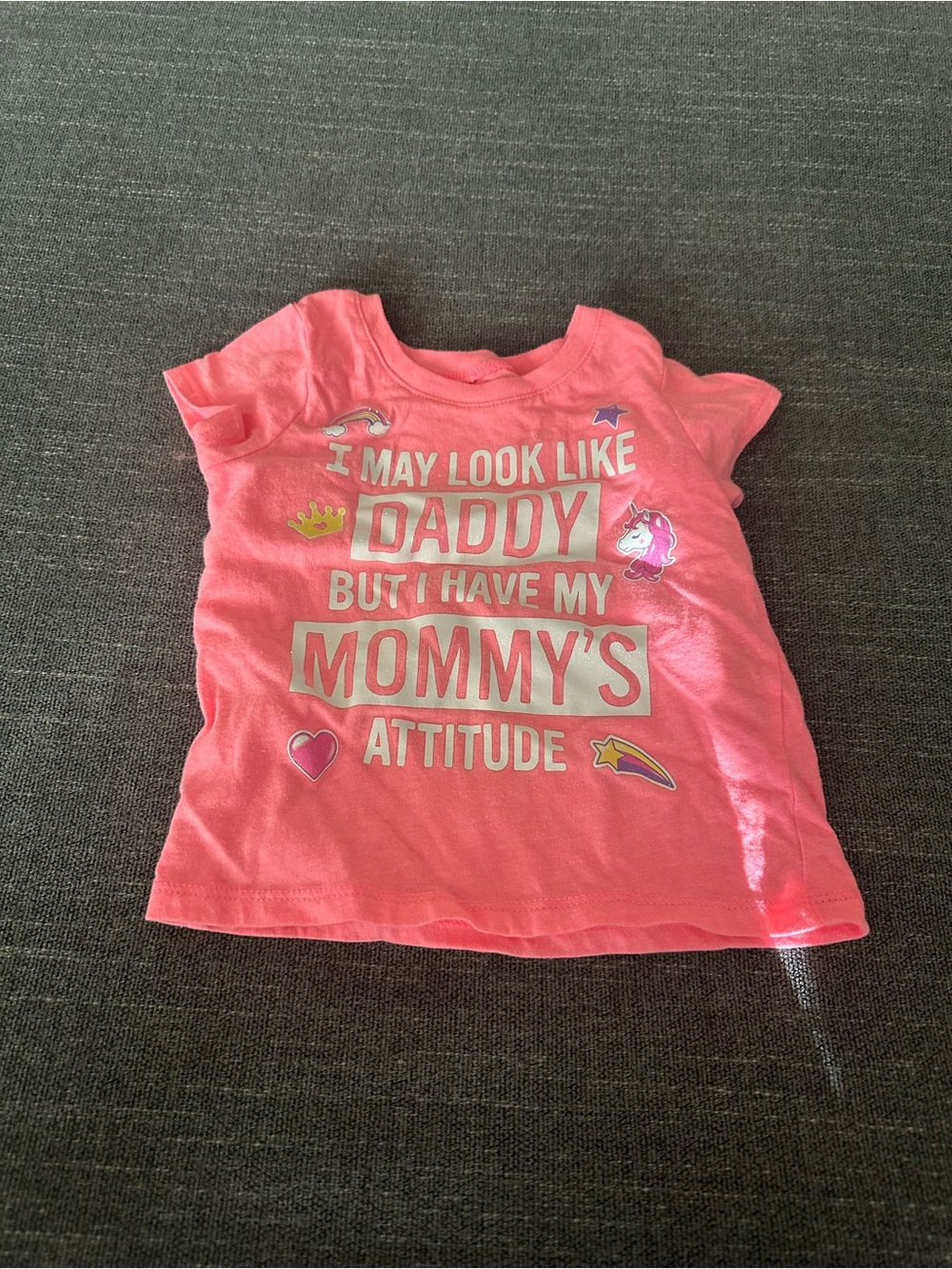 Girls' Pink 'I May Look Like Daddy' Graphic Tee